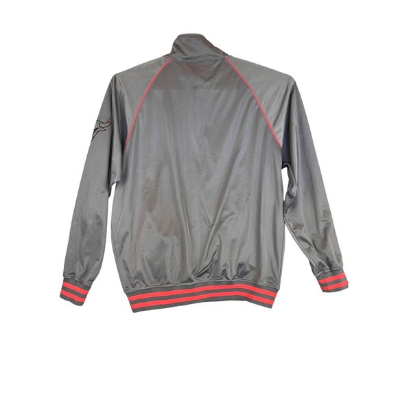 Chicago Bulls Mens XLT Jacket NBA Basketball Fleece Lined Full Zip Majestic - Picture 2 of 12